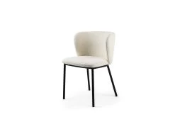 Chaise De Salle à Manger Sinan Tissu Teddy - Naturel -Meubles Tables Et Chaises Shop 4025 T920 8 527a