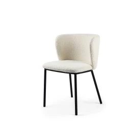 Chaise De Salle à Manger Sinan Tissu Teddy - Naturel -Meubles Tables Et Chaises Shop 4025 T920 8 5e48