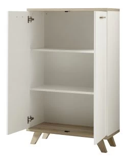 Bibliothèque/Armoire De Rangement Ousmane H122cm - Blanc -Meubles Tables Et Chaises Shop 4053 221 pe open a cut da9a