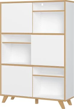 Armoire De Rangement Hercules 120cm Avec 3 Portes - Blanc/chêne 9 Armoire De Rangement Hercules 120cm Avec 3 Portes - Blanc/chêne -Meubles Tables Et Chaises Shop 4172 513 pe a cut 4f6c