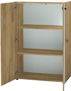 Classeur Bas Mouna 80cm - Chêne/blanc -Meubles Tables Et Chaises Shop 4202 242 pe open a cut aebb