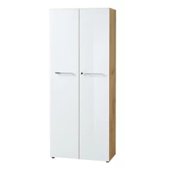 Classeur Mouna 80cm - Chêne/blanc