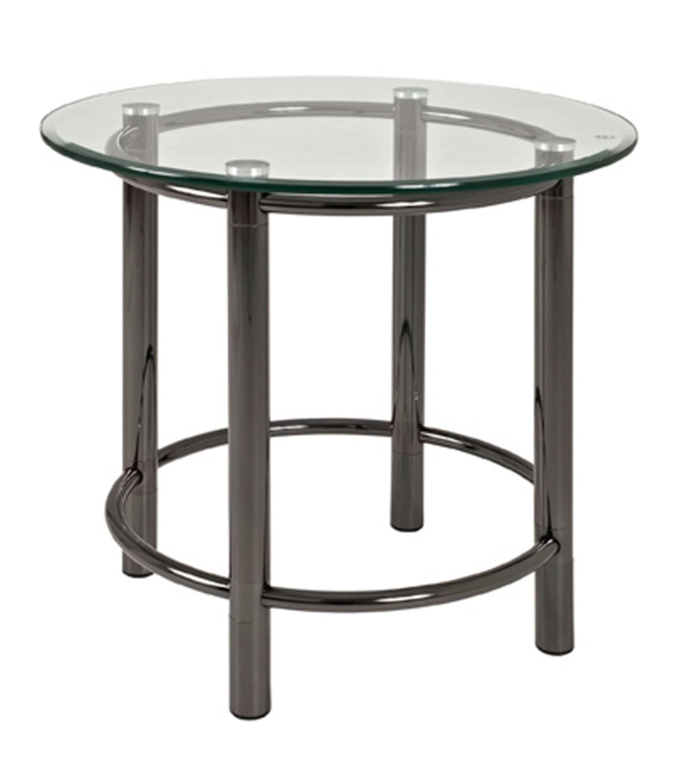 Table D'appoint Divna - Chrome/verre 2 Table D'appoint Divna - Chrome/verre – Image 2