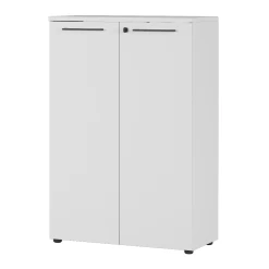 Classeur Bas Osmond 80cm à 2 Portes - Gris Clair -Meubles Tables Et Chaises Shop 4232 69 05e7