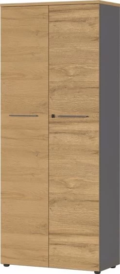 Classeur Osmond 80cm à 2 Portes - Chêne/graphite -Meubles Tables Et Chaises Shop 4237 564 pe a cut a328