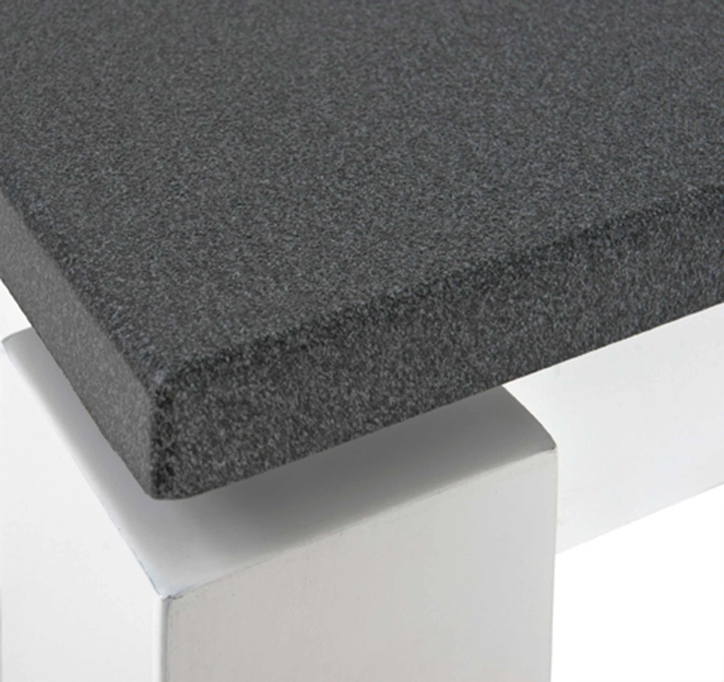 Table D'appoint Marius 40x40cm, 1 Tiroir - Blanc/anthracite 2 Table D'appoint Marius 40x40cm, 1 Tiroir - Blanc/anthracite – Image 2