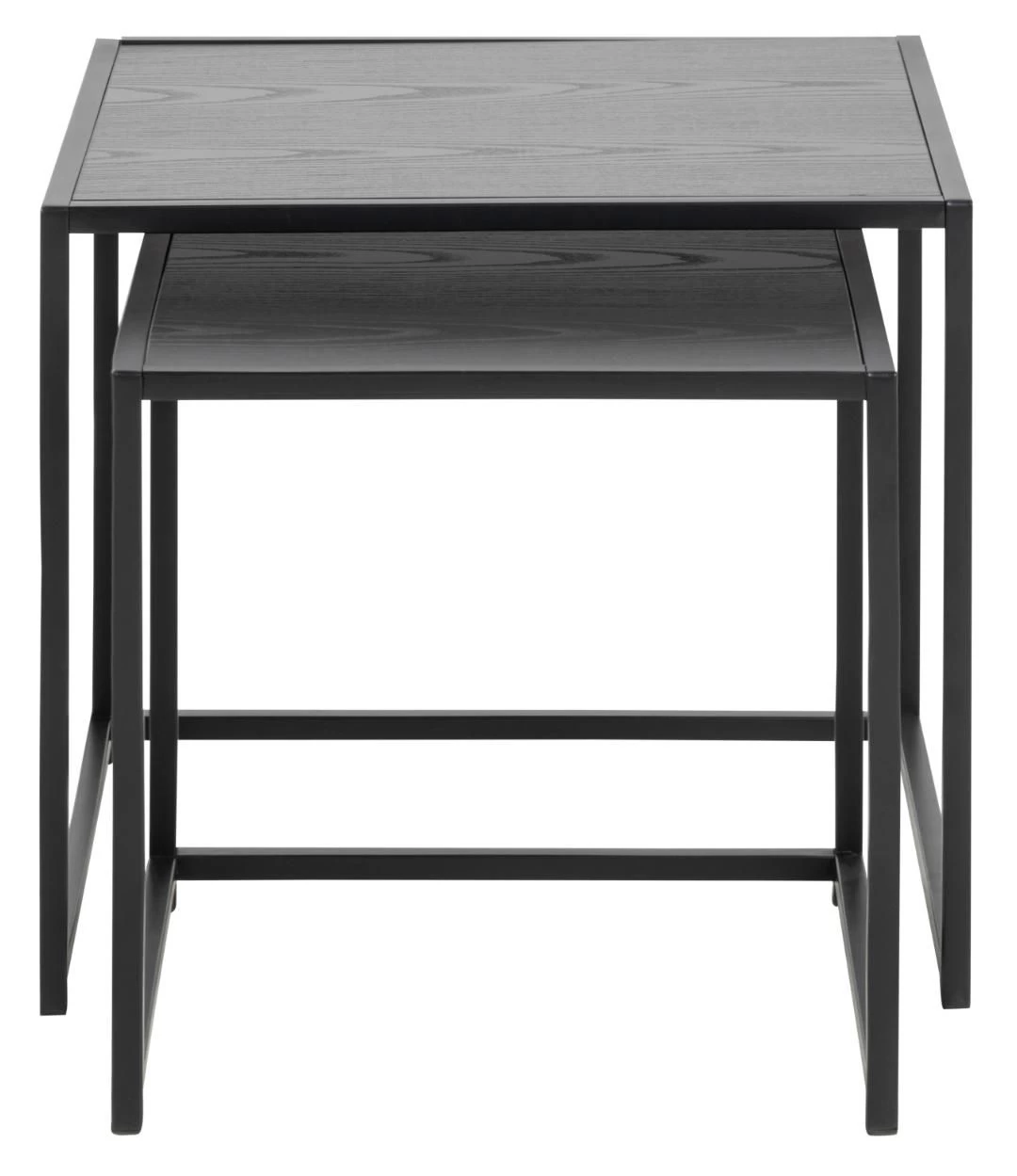 Set De 2 Tables D'appoint Seaford- Noir 6 Set De 2 Tables D'appoint Seaford- Noir – Image 6