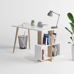 Bureau D'étude Créatif | Chêne Blanc | 120x73x60 Cm 14 Bureau D'étude Créatif | Chêne Blanc | 120x73x60 Cm -Meubles Tables Et Chaises Shop 492LGM1120 20 203 6ec1