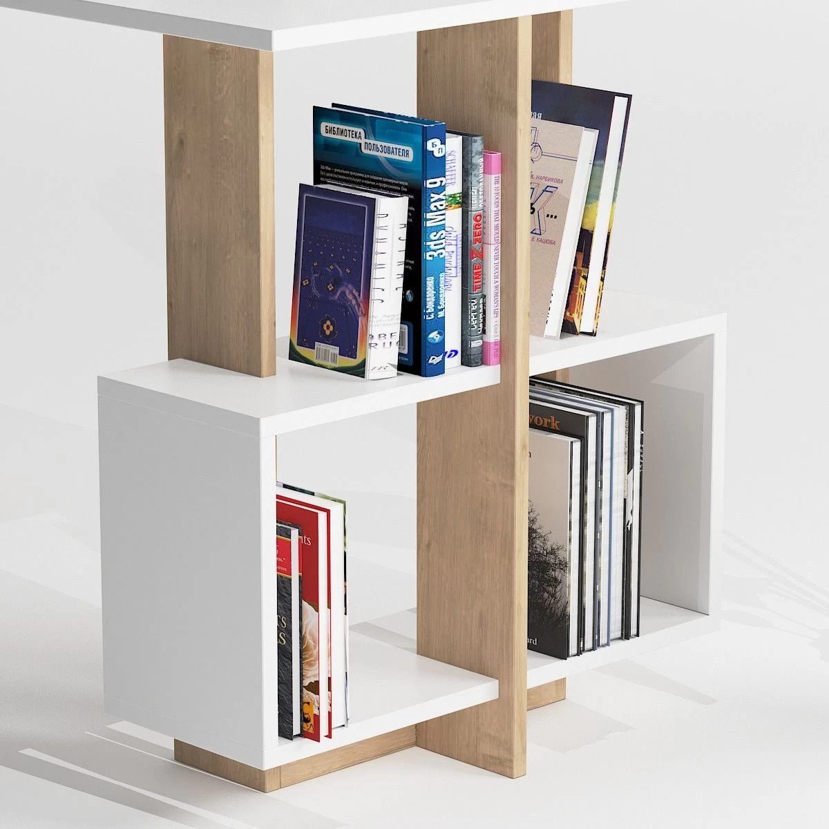 Bureau D'étude Créatif | Chêne Blanc | 120x73x60 Cm 6 Bureau D'étude Créatif | Chêne Blanc | 120x73x60 Cm – Image 6