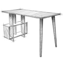 Bureau D'étude Créatif | Chêne Blanc | 120x73x60 Cm 11 Bureau D'étude Créatif | Chêne Blanc | 120x73x60 Cm -Meubles Tables Et Chaises Shop 492LGM1120 20 207 7d87