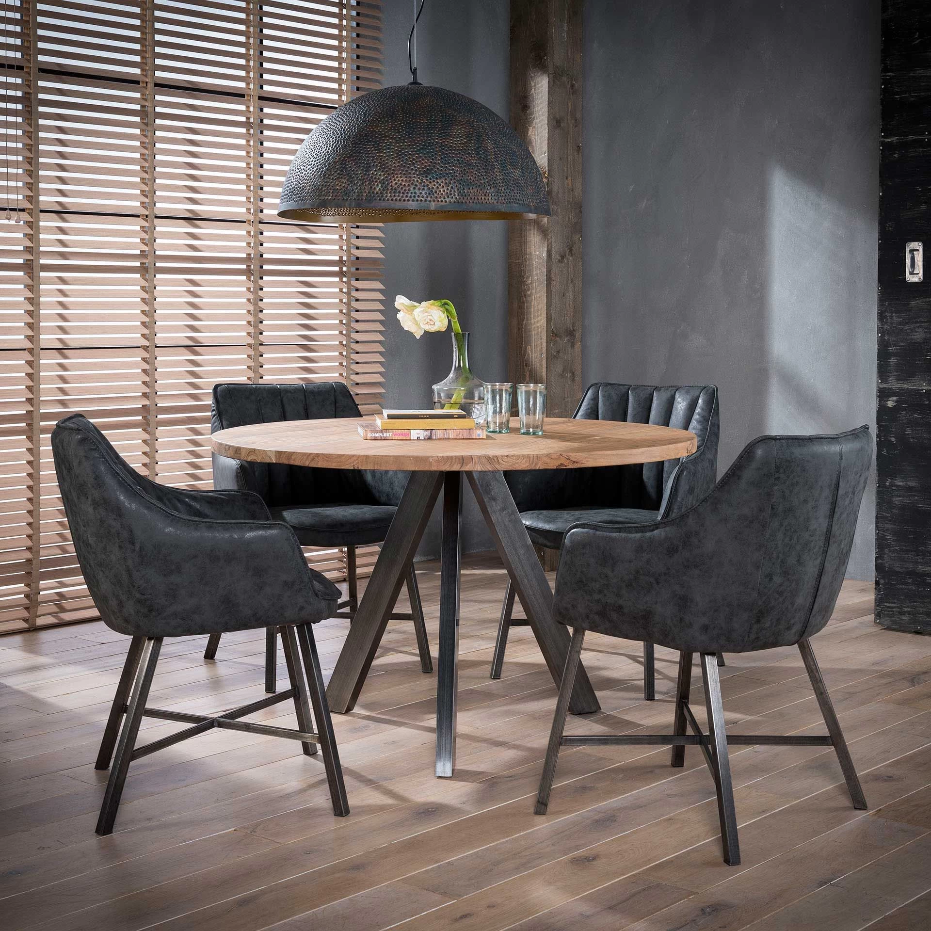 Fauteuil De Salle à Manger Strike - Noir 5 Fauteuil De Salle à Manger Strike - Noir – Image 5