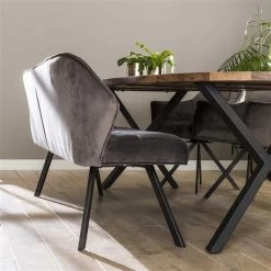 Banc Rilla 180cm Velours - Anthracite -Meubles Tables Et Chaises Shop 4955 45V 2 5f49