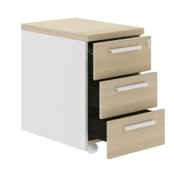 Caisson Conni 3 Tiroirs - Blanc/chêne 5 Caisson Conni 3 Tiroirs - Blanc/chêne -Meubles Tables Et Chaises Shop 4 BRABANT CS20 MS20 40 1S20233 03 6f89