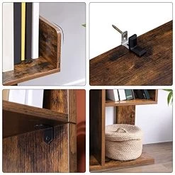 Bibliothèque En Forme D'arbre : 13 étagères, 86x25x140cm, Brun Rustique -Meubles Tables Et Chaises Shop 51ipLAiDTGS. SL500 8cd9