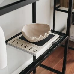 Bibliothèque Locelso" | 100% Verre Trempé | 80x165x30cm | Noir 12 Bibliothèque Locelso" | 100% Verre Trempé | 80x165x30cm | Noir -Meubles Tables Et Chaises Shop 552NOS1303 20 205 d180