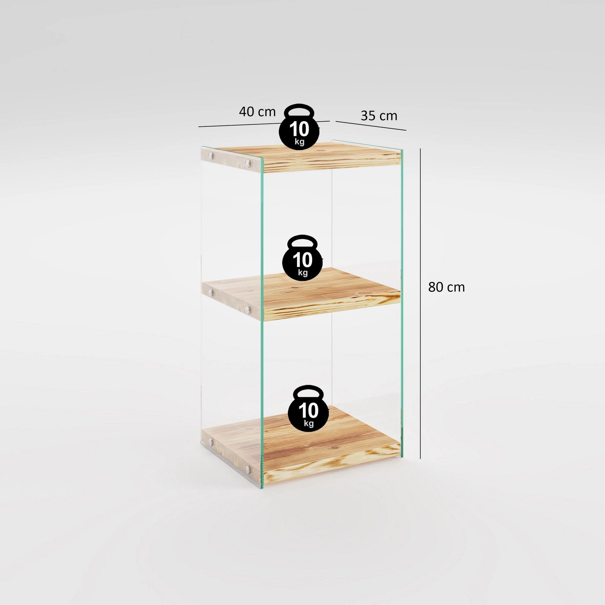 Bibliothèque Locelso | 100% Bois Massif | Couleur Chêne 2 Bibliothèque Locelso | 100% Bois Massif | Couleur Chêne – Image 2