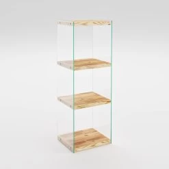 Bibliothèque En Pin Locelso | 100% Bois Massif | Chêne -Meubles Tables Et Chaises Shop 552NOS1306 20 205 2b1d