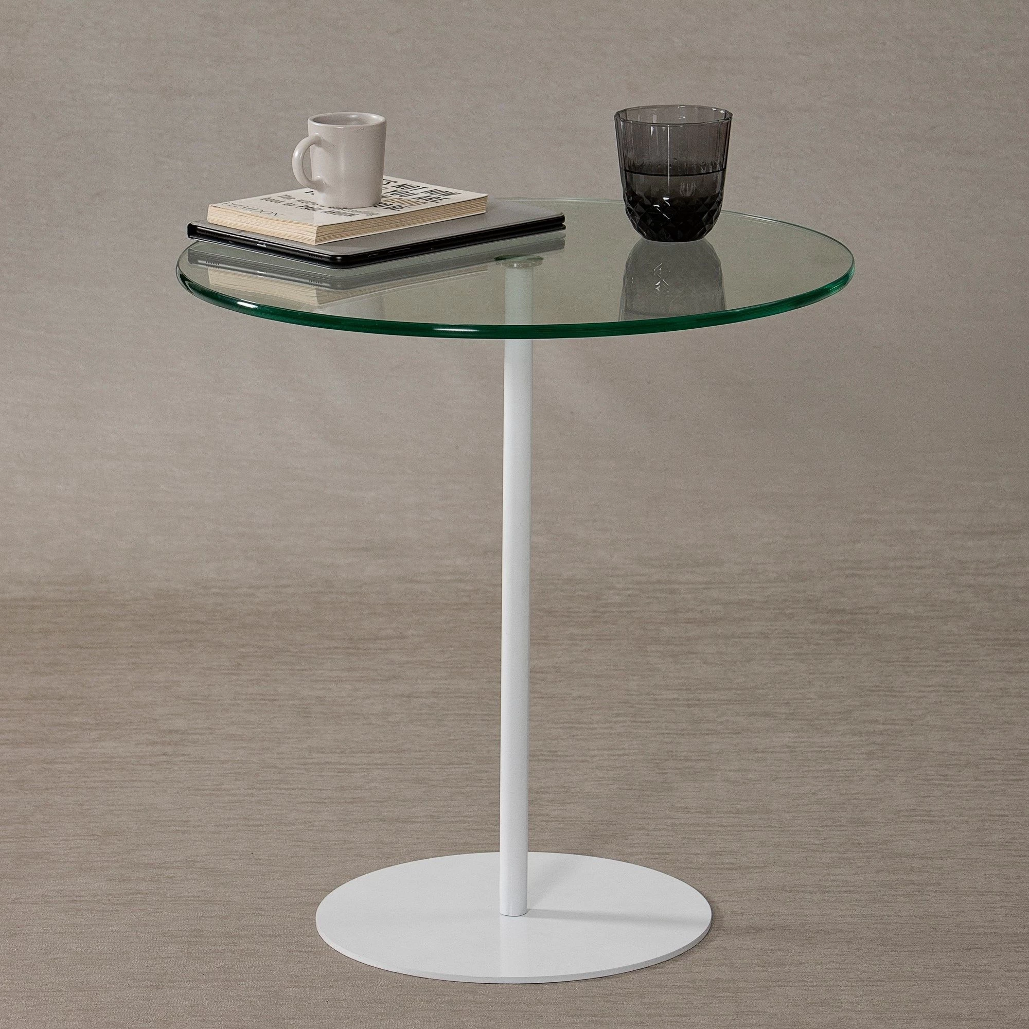 Locelso Table D'appoint | 100% Verre Trempé | 50x50x50cm 5 Locelso Table D'appoint | 100% Verre Trempé | 50x50x50cm – Image 5