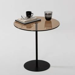 Locelso Table D'appoint 100% Verre Trempé Et Métal | 50x50x50cm | Noir Bronze 10 Locelso Table D'appoint 100% Verre Trempé Et Métal | 50x50x50cm | Noir Bronze -Meubles Tables Et Chaises Shop 552NOS1467 20 203 38b3