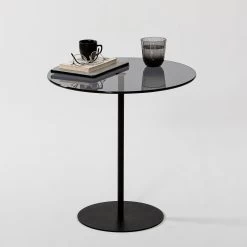 Table D'appoint Locelso | 100 % Verre Trempé Et Structure Métallique | 50x50x50cm | Noir Gris Foncé 8 Table D'appoint Locelso | 100 % Verre Trempé Et Structure Métallique | 50x50x50cm | Noir Gris Foncé -Meubles Tables Et Chaises Shop 552NOS1468 20 202 ef2d