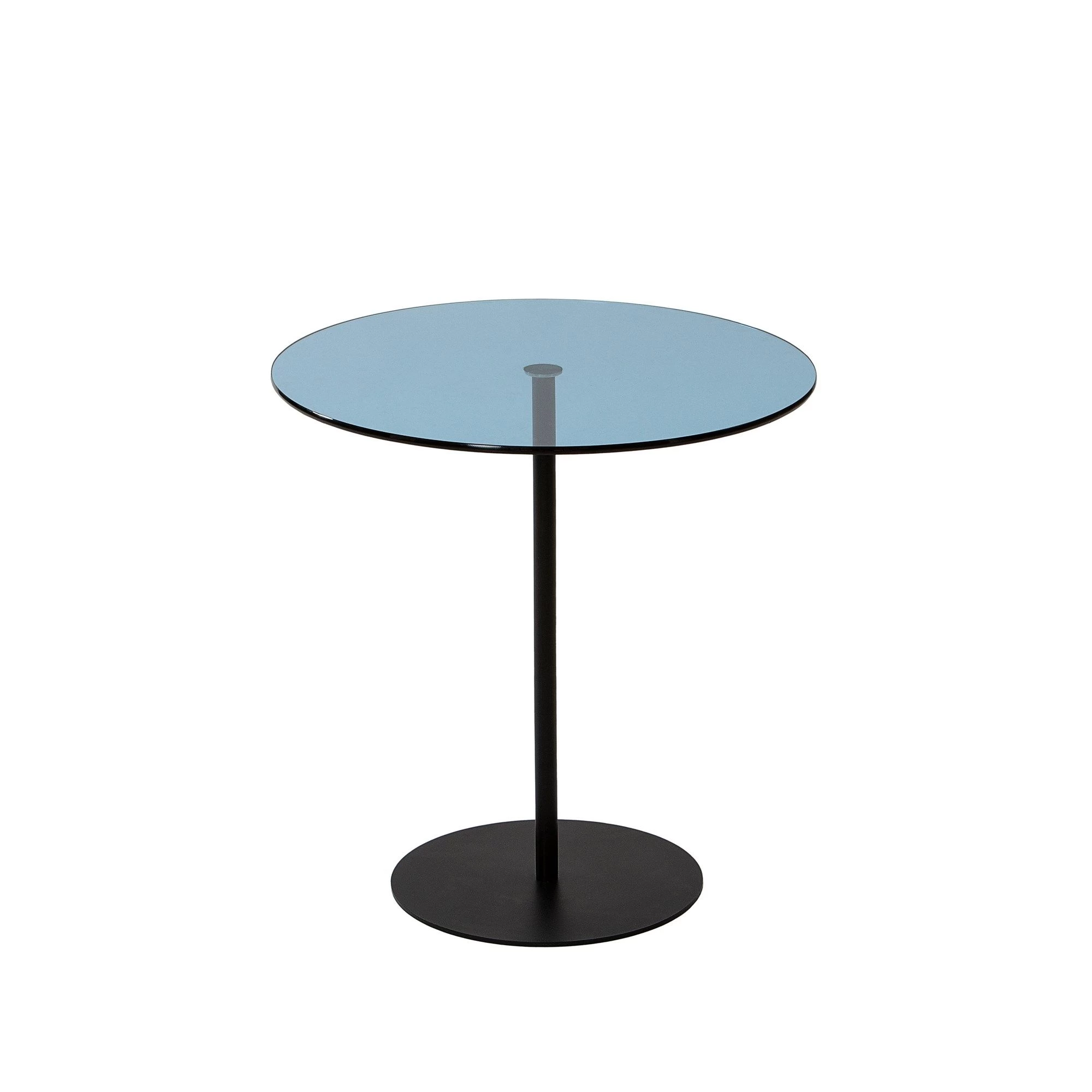 Locelso Table D'appoint | Temp. Glass, Metal Frame | 50x50x50 Cm | Black Blue 4 Locelso Table D'appoint | Temp. Glass, Metal Frame | 50x50x50 Cm | Black Blue – Image 4