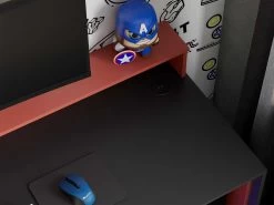 Bureau Gaming Beri 140cm - Rouge/noir -Meubles Tables Et Chaises Shop 5609875164760 3 845f