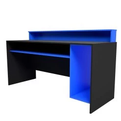 Bureau Gaming Beri 140cm - Bleu/noir -Meubles Tables Et Chaises Shop 5609875164777 6 2ab3