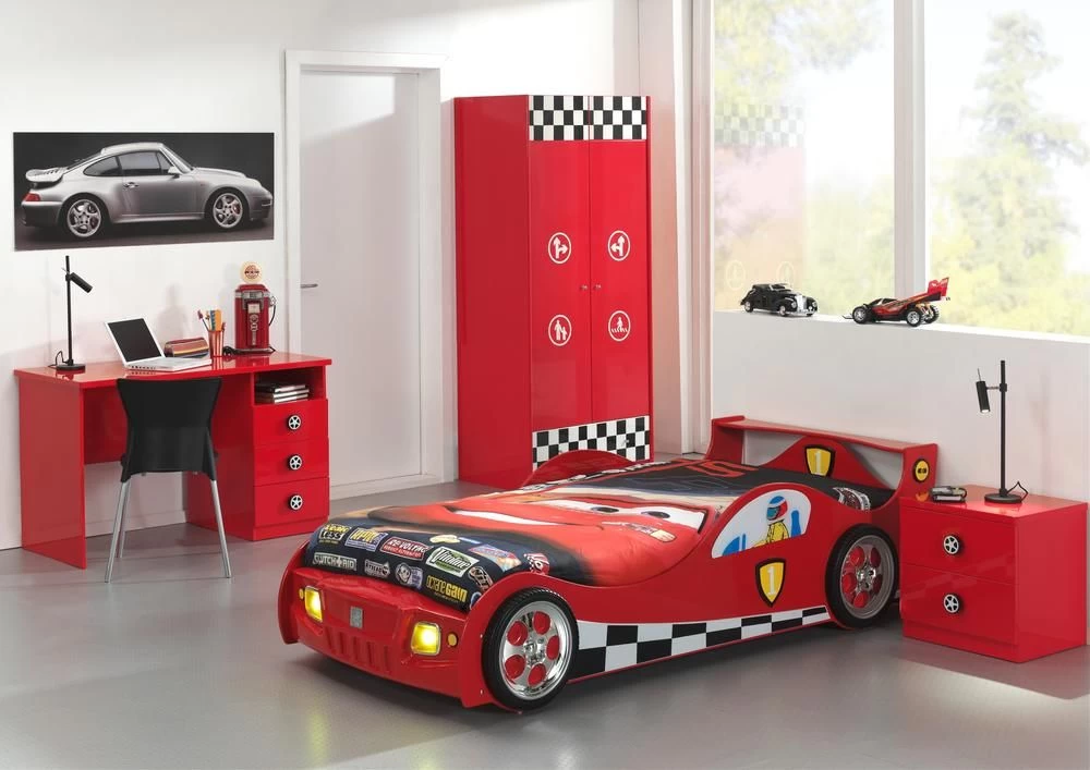 Bureau Enfant Monza - Rouge 4 Bureau Enfant Monza - Rouge – Image 4