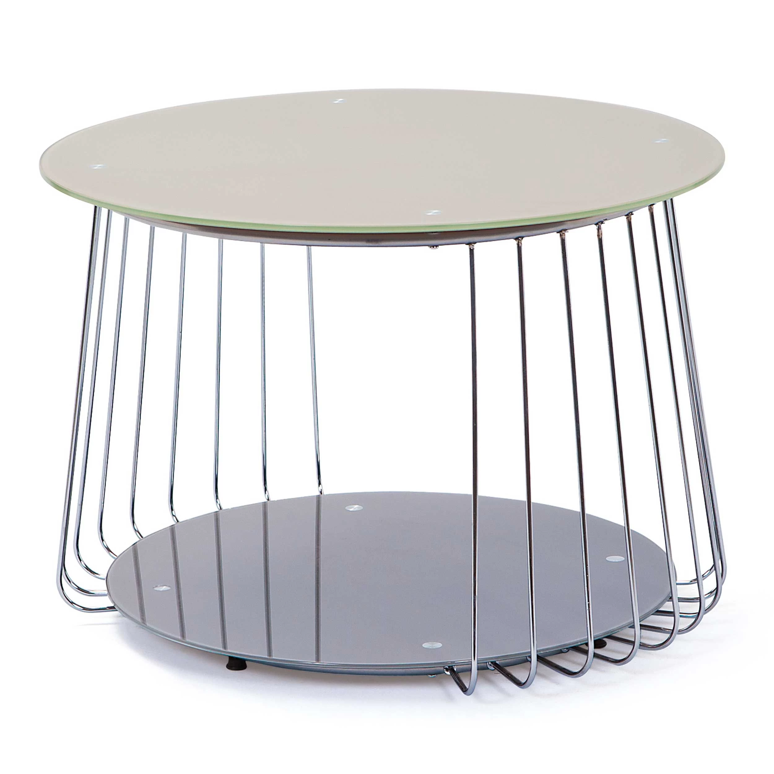 Table D'appoint Riva ø70cm - Cappuccino 2 Table D'appoint Riva ø70cm - Cappuccino – Image 2