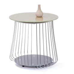 Table D'appoint Riva ø50cm - Cappuccino