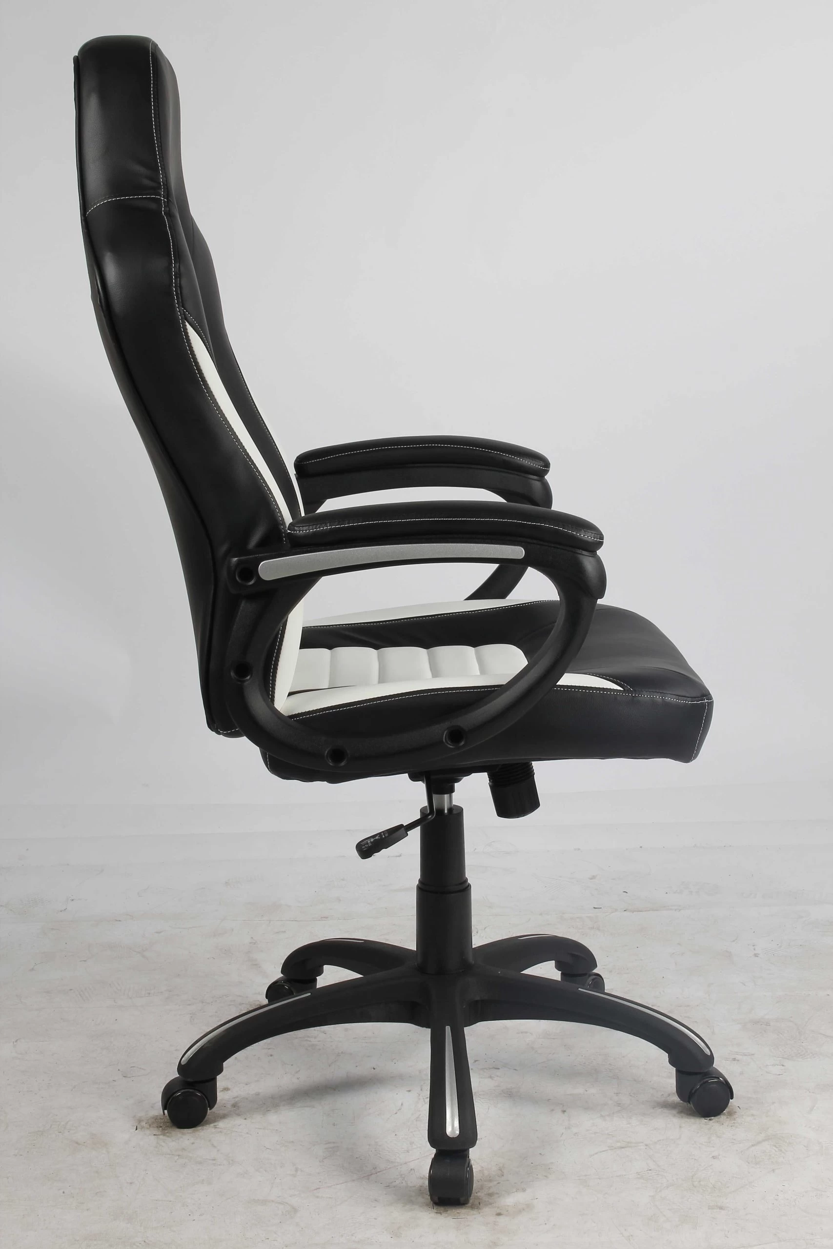 Chaise Gamer Julien - Zwart/wit 3 Chaise Gamer Julien - Zwart/wit – Image 3