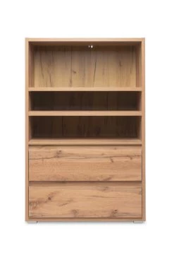 Etagère Image Large 2 Tablettes & 2 Tiroirs - Chêne 8 Etagère Image Large 2 Tablettes & 2 Tiroirs - Chêne -Meubles Tables Et Chaises Shop 5c498c9f03f9a fn2634 image 5 1548323999 Image 23 HE frontal 082d