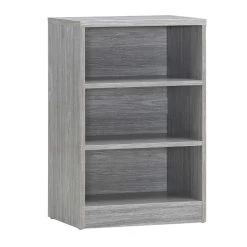 Bibliothèque Spacio 55cm à 2 Tablettes - Chêne Gris