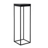 RICHMOND Table D'appoint Haute Oakura 30x30cm - Noir