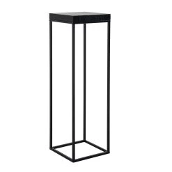 RICHMOND Table D'appoint Haute Oakura 30x30cm - Noir