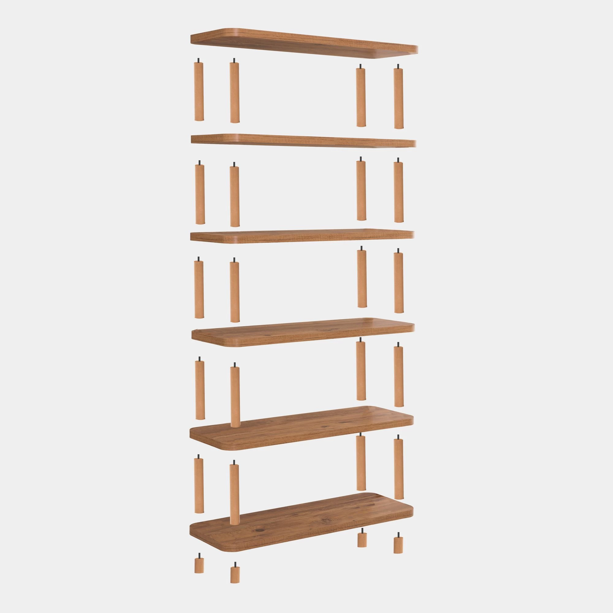 Dora Bookshelf | 25mm Thickness | 80cm Width 4 Dora Bookshelf | 25mm Thickness | 80cm Width – Image 4