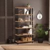Dora Bookshelf | 100% Hornbeam Legs | 80cm X 168cm | Black Atlantic Pine
