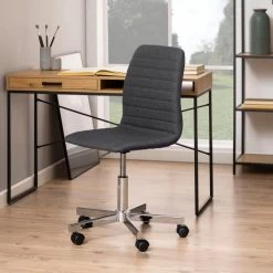 Chaise De Bureau Almonda - Gris