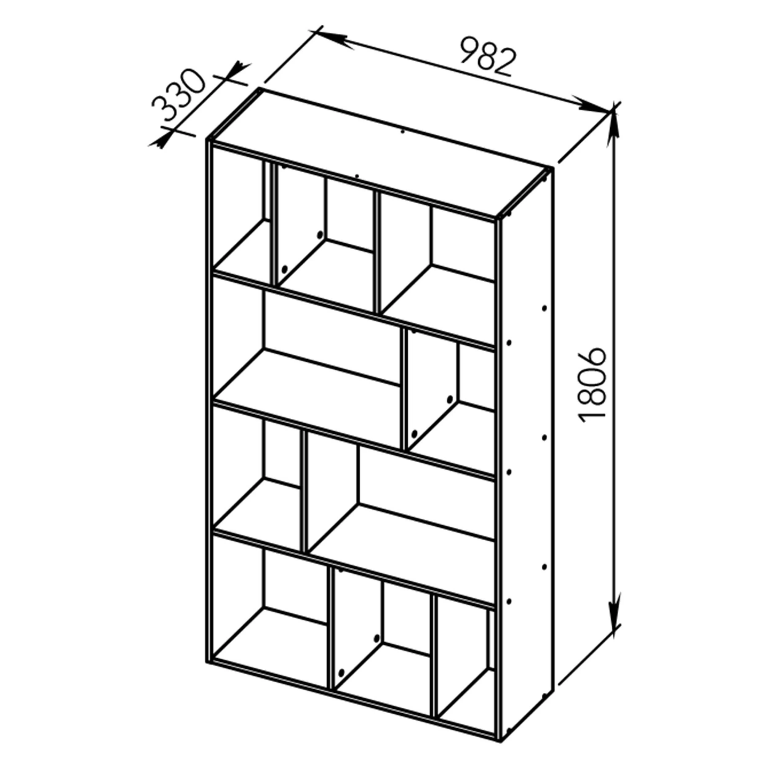 Bibliothèque Calgary - Blanc 3 Bibliothèque Calgary - Blanc – Image 3