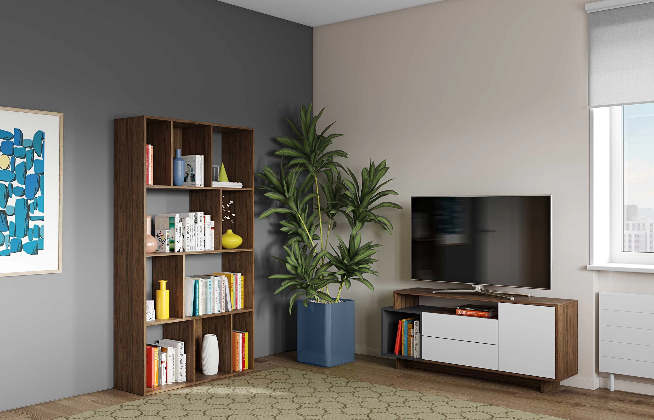 Bibliothèque Calgary - Noyer 9 Bibliothèque Calgary - Noyer – Image 9