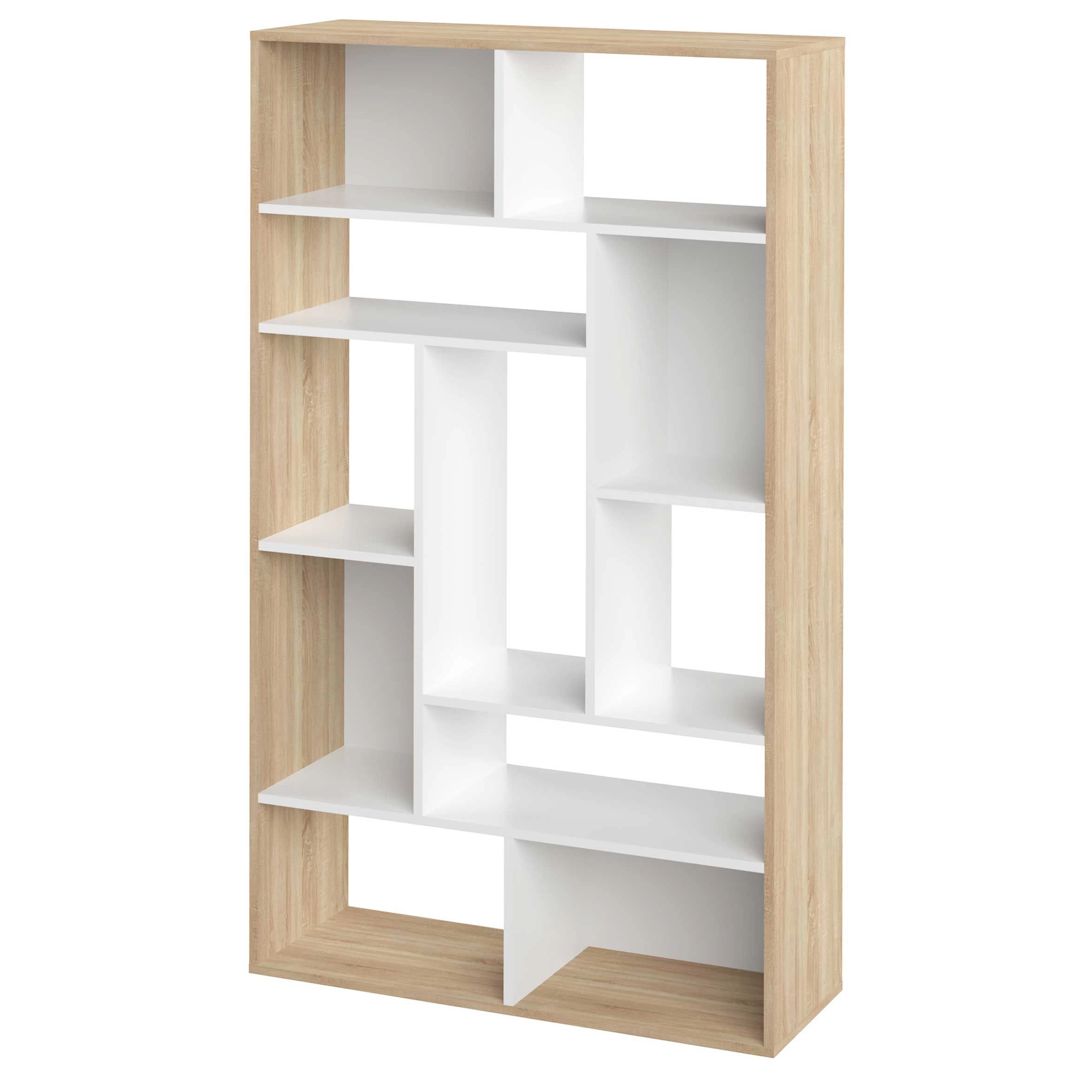 Bibliothèque Bangkok - Chêne/blanc 6 Bibliothèque Bangkok - Chêne/blanc – Image 6