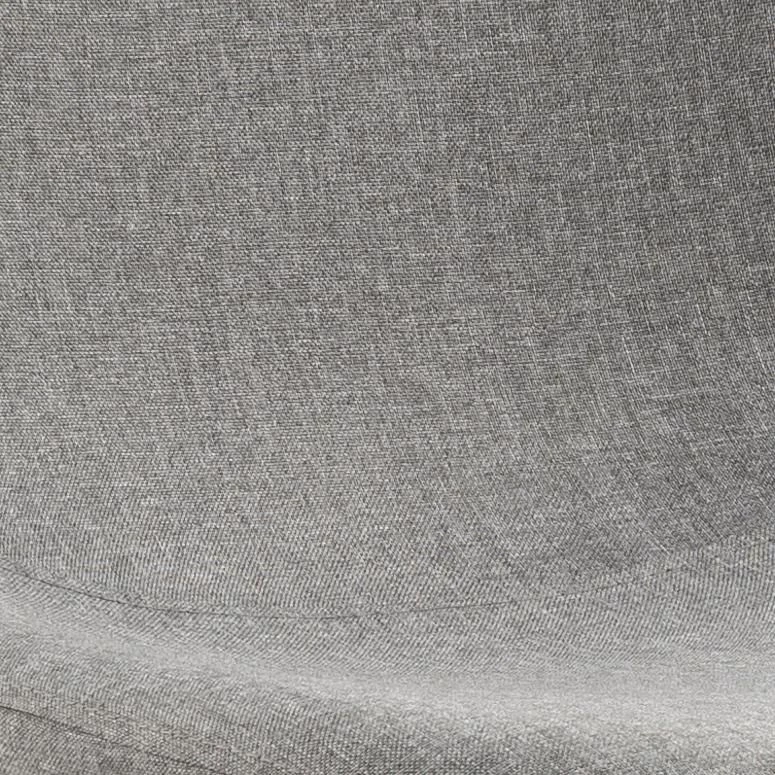 Chaise De Salle à Manger Ignifuge - Gris Clair/noir 5 Chaise De Salle à Manger Ignifuge - Gris Clair/noir – Image 5