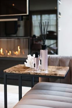 RICHMOND Table D'appoint Orry 55x35cm - Brun/noir -Meubles Tables Et Chaises Shop 7217 d67e