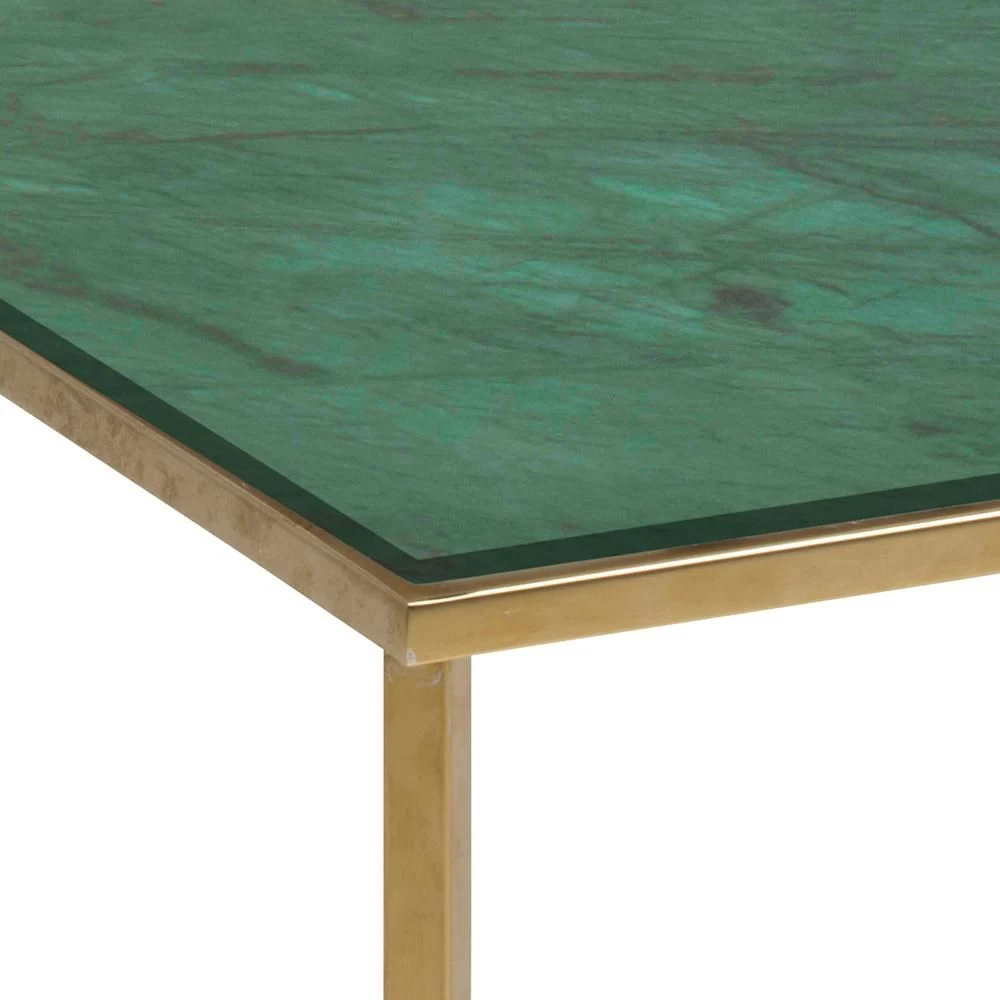 Table D'appoint Alisma 50x50 Cm - Or/vert 7 Table D'appoint Alisma 50x50 Cm - Or/vert – Image 7