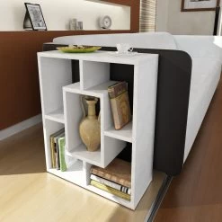 Table D'appoint En Bois | 18mm D'épaisseur | 51" De Largeur | Blanc