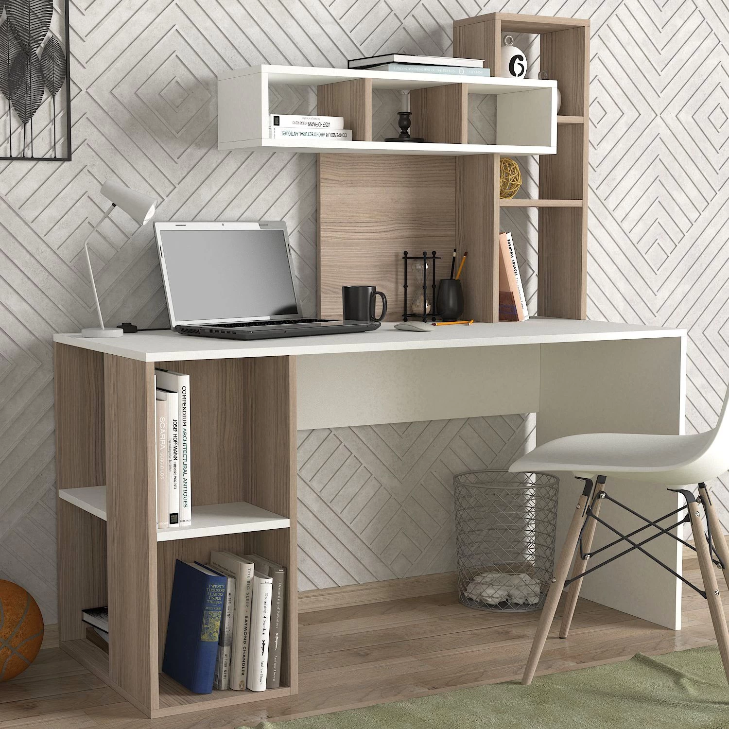 Bureau D'étude Artistique En Bois | 100% Mélaminé | 18mm D'épaisseur | 140cm De Largeur | Blanc Cordoba 1 Bureau D'étude Artistique En Bois | 100% Mélaminé | 18mm D'épaisseur | 140cm De Largeur | Blanc Cordoba