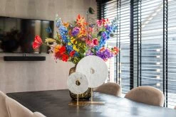 RICHMOND Table à Manger Bony 220x100cm Motif à Chevrons - Noir/or Brossé 10 RICHMOND Table à Manger Bony 220x100cm Motif à Chevrons - Noir/or Brossé -Meubles Tables Et Chaises Shop 7379 S4511 KHAKI VELVET FO 0042 FO 0043 SETTING 4 e303