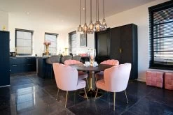 RICHMOND Chaise De Salle à Manger Chiesa Velours - Rose/or 17 RICHMOND Chaise De Salle à Manger Chiesa Velours - Rose/or -Meubles Tables Et Chaises Shop 7438 7441 S4445 HL 0086 eae2