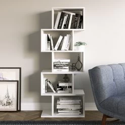 Elegance Bookshelf" | 100 % Mélaminé | Blanc 8 Elegance Bookshelf" | 100 % Mélaminé | Blanc -Meubles Tables Et Chaises Shop 746JUG3601 20 202 830e