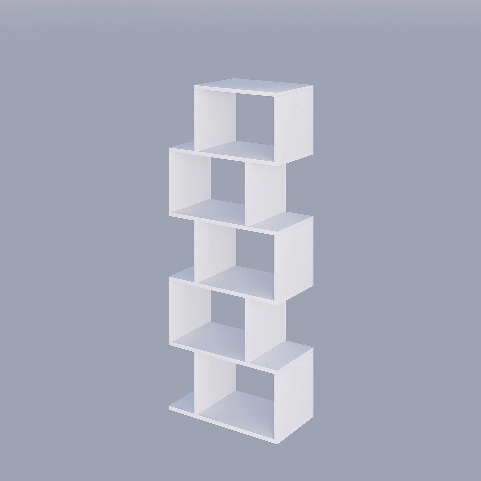 Elegance Bookshelf" | 100 % Mélaminé | Blanc 5 Elegance Bookshelf" | 100 % Mélaminé | Blanc – Image 5